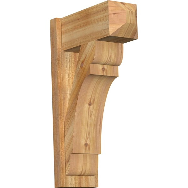 Ekena Millwork Olympic Craftsman Rough Sawn Outlooker, Western Red Cedar, 8"W x 18"D x 30"H OUT08X18X30OLY04RWR - main